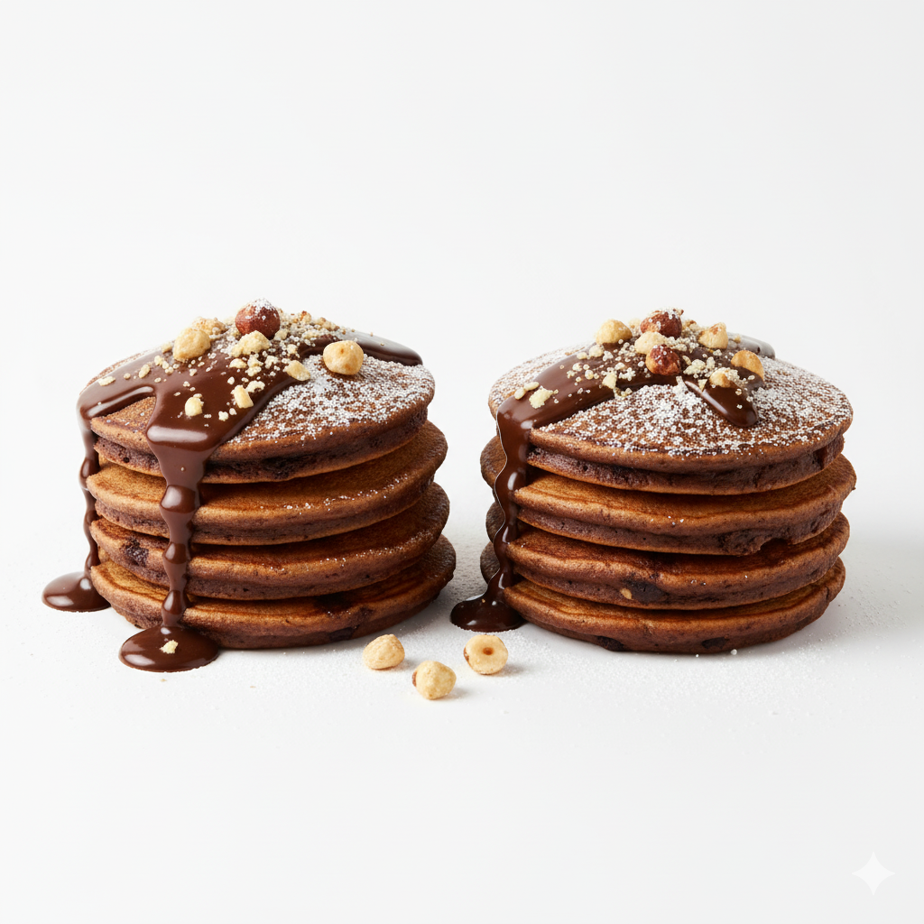 Chocolate Hazelnut Pancakes