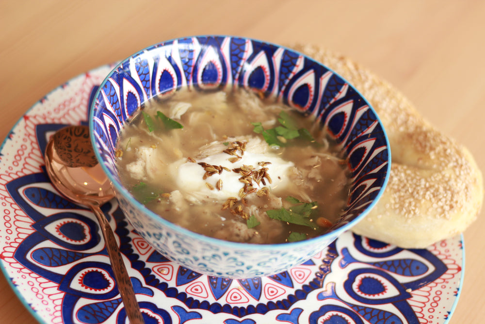 Freekeh Chicken Soup