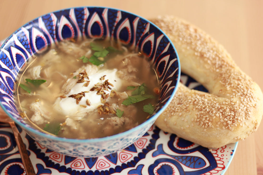 Freekeh Chicken Soup