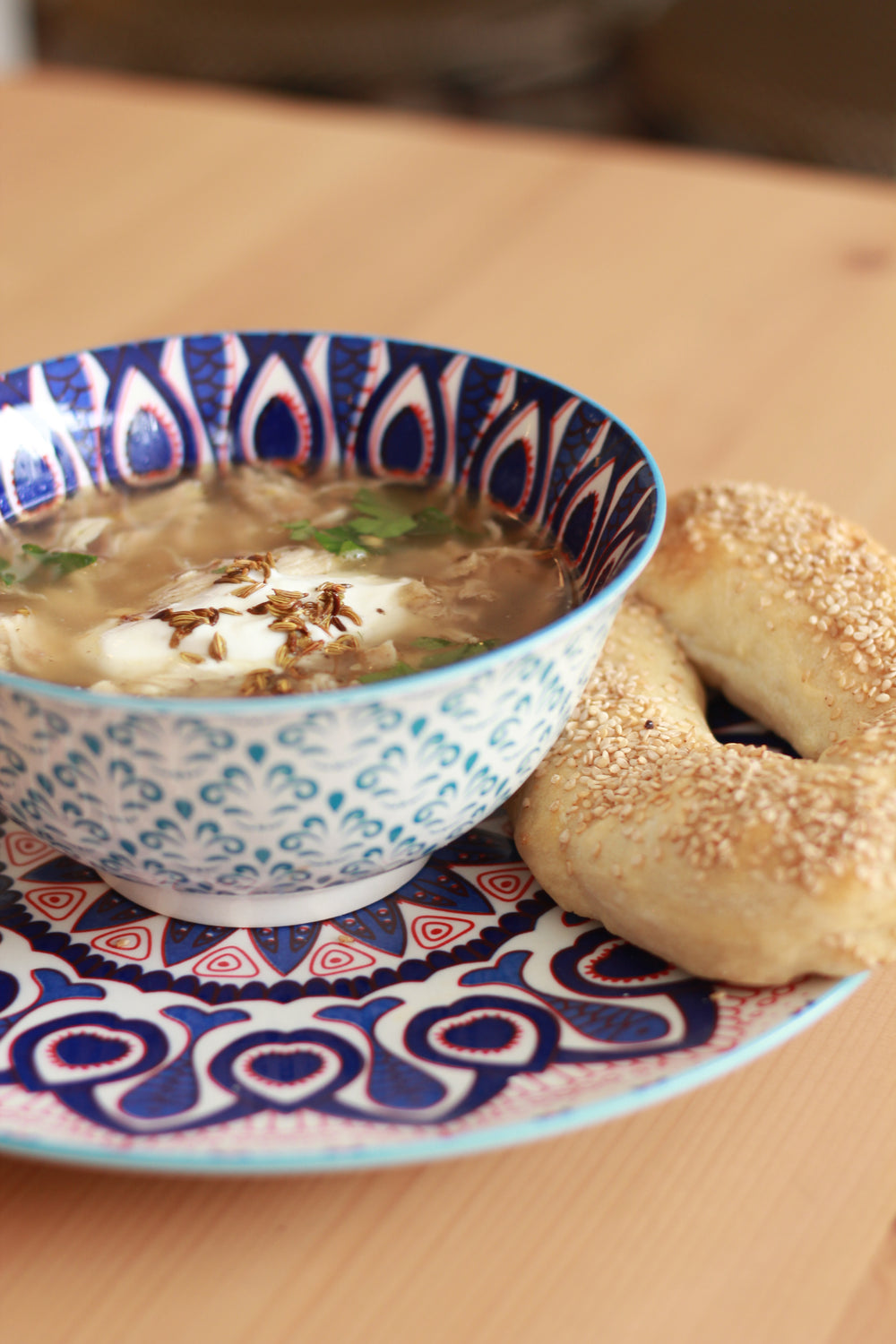 Freekeh Chicken Soup